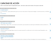 Tablet Screenshot of capacidaddeaccion.blogspot.com