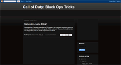 Desktop Screenshot of callofdutyblackopstricks.blogspot.com