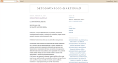 Desktop Screenshot of detodounpoco-martinsan.blogspot.com