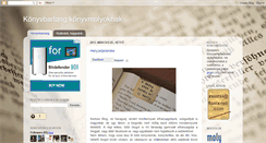 Desktop Screenshot of konyvbarlang.blogspot.com