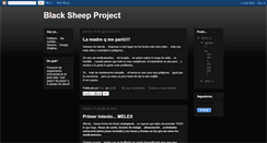 Desktop Screenshot of blacksheepproject.blogspot.com