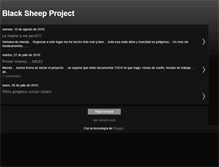 Tablet Screenshot of blacksheepproject.blogspot.com