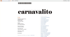 Desktop Screenshot of carnavalito.blogspot.com