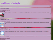 Tablet Screenshot of manifestingwithleyla.blogspot.com