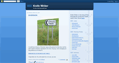 Desktop Screenshot of knifewriter.blogspot.com