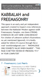 Mobile Screenshot of kabbalah-freemasonry.blogspot.com