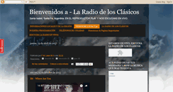 Desktop Screenshot of laradiodelosclasicos.blogspot.com