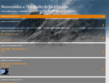 Tablet Screenshot of laradiodelosclasicos.blogspot.com