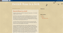 Desktop Screenshot of derickroseisajerk.blogspot.com