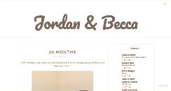 Desktop Screenshot of jordanandrebecca.blogspot.com