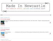 Tablet Screenshot of madeinnewcastle.blogspot.com