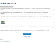 Tablet Screenshot of littlewaterdroplet.blogspot.com