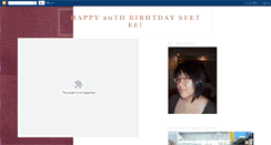 Desktop Screenshot of happy20thbirthday.blogspot.com