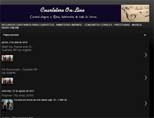Tablet Screenshot of cuarteteroonline.blogspot.com