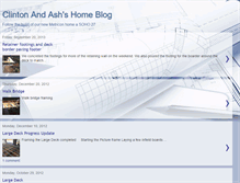 Tablet Screenshot of clinton-and-ash.blogspot.com