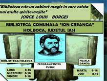 Tablet Screenshot of bibliotecaholboca.blogspot.com