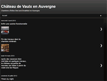 Tablet Screenshot of chateaudevaulx.blogspot.com