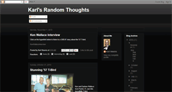 Desktop Screenshot of karlsrandomthoughts.blogspot.com