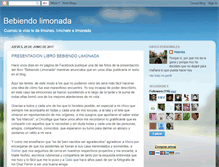 Tablet Screenshot of bebiendolimonada.blogspot.com