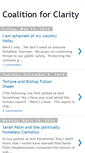 Mobile Screenshot of coalitionforclarity.blogspot.com