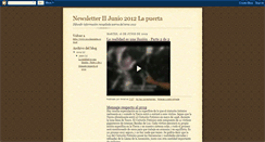 Desktop Screenshot of newsletteriijunio2012lapuerta.blogspot.com