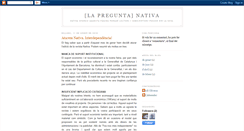 Desktop Screenshot of nativa-pregunta.blogspot.com