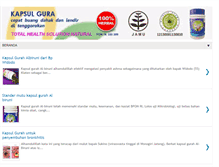 Tablet Screenshot of kapsul-gurah-herbal-albiruni.blogspot.com