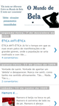 Mobile Screenshot of mundodebela.blogspot.com