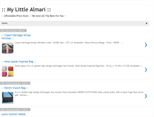 Tablet Screenshot of mylittlealmari.blogspot.com