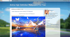 Desktop Screenshot of anime-hd-wallpapers.blogspot.com