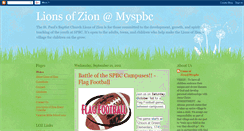 Desktop Screenshot of lionsofzionmyspbc.blogspot.com