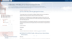 Desktop Screenshot of obama-e-nauguration.blogspot.com