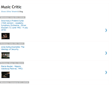 Tablet Screenshot of musiccritic.blogspot.com