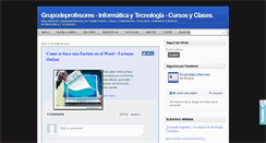 Desktop Screenshot of grupodeprofesores.blogspot.com