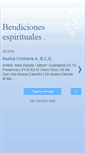 Mobile Screenshot of bendicionespiritual.blogspot.com