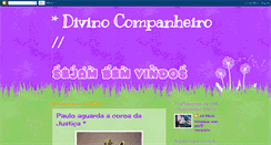 Desktop Screenshot of divinocompanheiro.blogspot.com