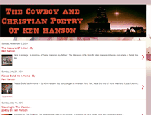 Tablet Screenshot of cowboyandchristianpoetry.blogspot.com