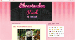 Desktop Screenshot of librariandoa.blogspot.com