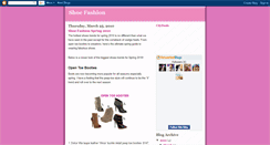Desktop Screenshot of clothingshoefashion.blogspot.com