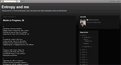 Desktop Screenshot of entropyandme.blogspot.com