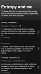 Mobile Screenshot of entropyandme.blogspot.com