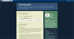 Desktop Screenshot of notgoinquietly.blogspot.com