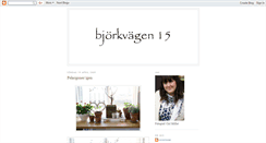 Desktop Screenshot of bjorkvagen15.blogspot.com