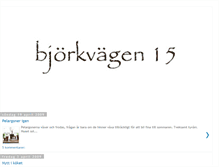 Tablet Screenshot of bjorkvagen15.blogspot.com