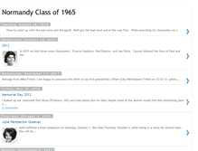 Tablet Screenshot of normandyhs65.blogspot.com