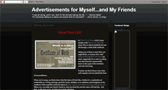 Desktop Screenshot of adsformyself.blogspot.com