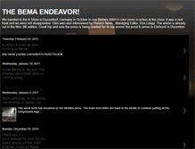 Tablet Screenshot of bemaendeavor.blogspot.com