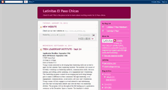 Desktop Screenshot of latinitaselpasochicas.blogspot.com