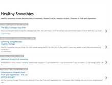 Tablet Screenshot of healthy-smoothie.blogspot.com