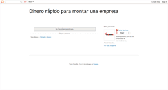 Desktop Screenshot of dinerorapido-zea.blogspot.com